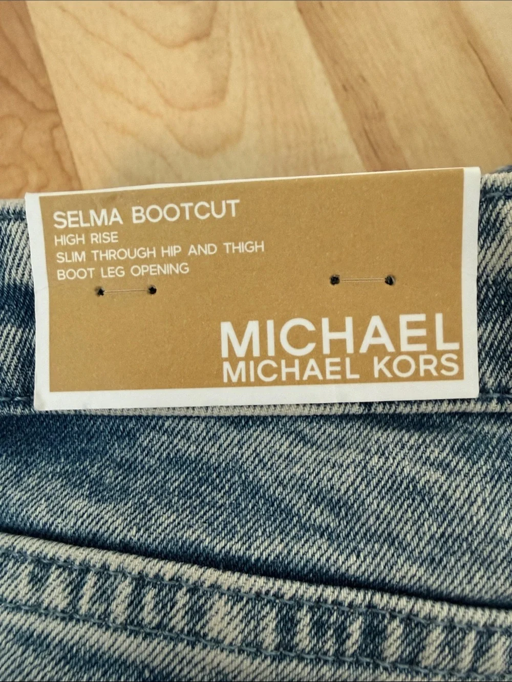 Michael Kors Selma High Rise, Bootcut Jeans, 8, New with tag